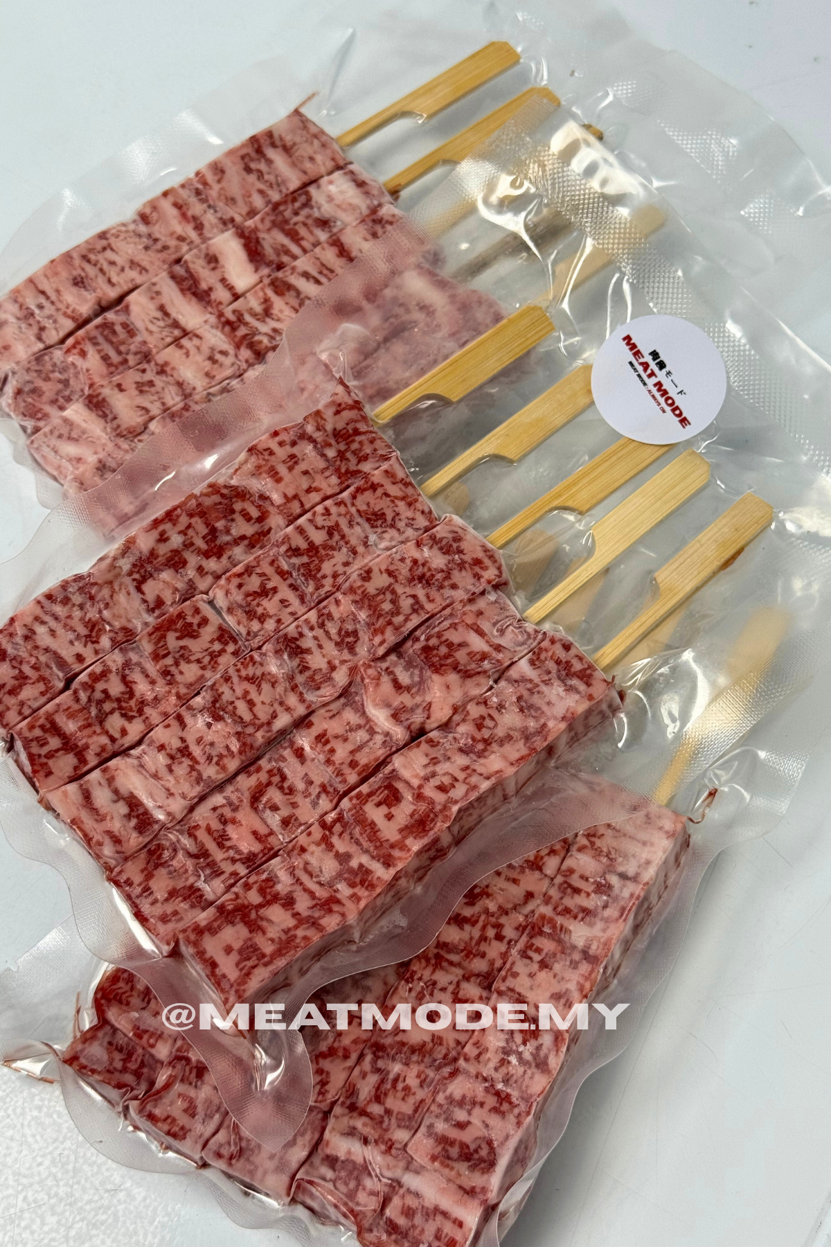 Japanese A5 Wagyu Skewers perfect for bbq and yakiniku for home party in malaysia available for kl pj delivery