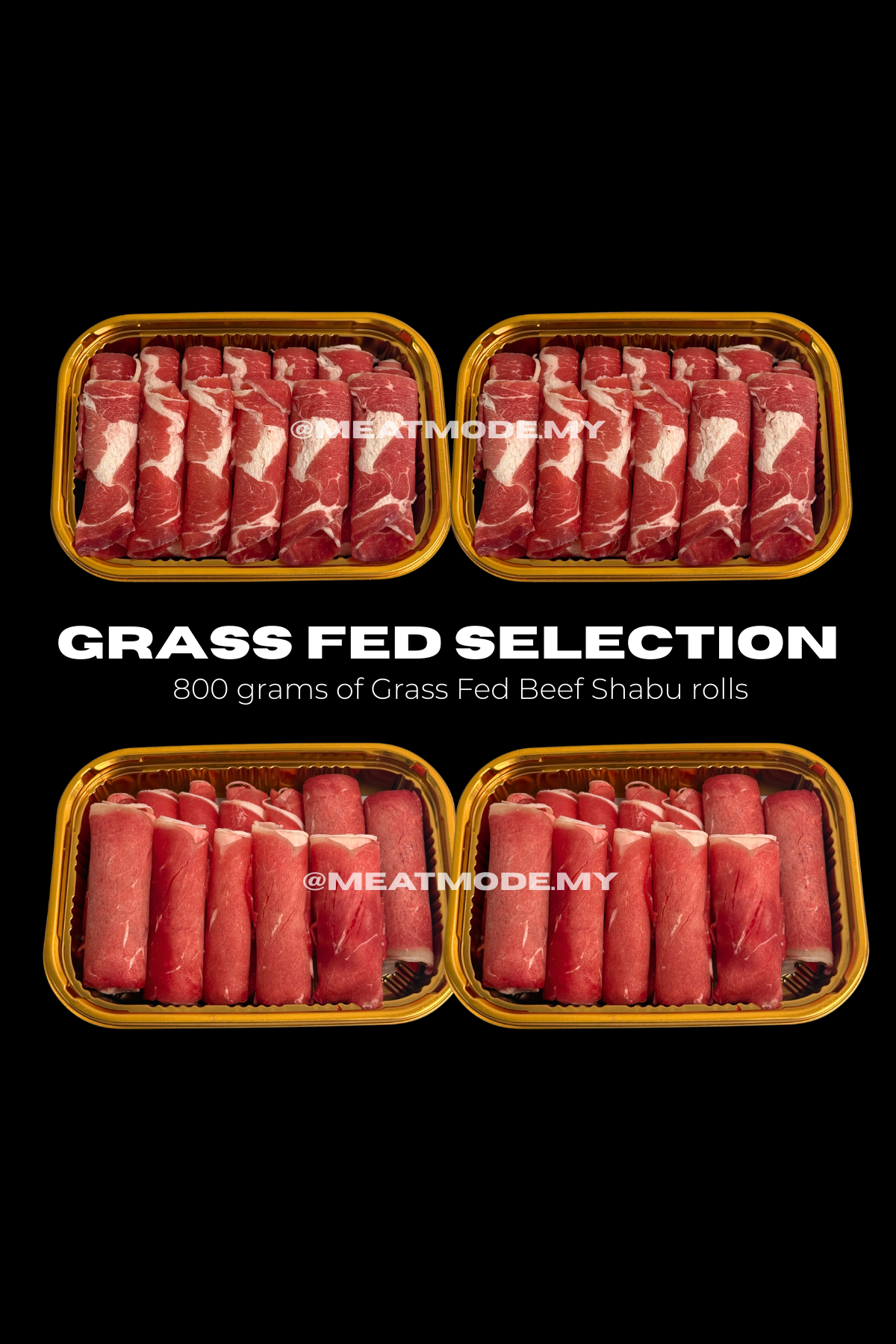 High Protein Grass fed beef shabu shabu rolls hotpot set Malaysia delivery